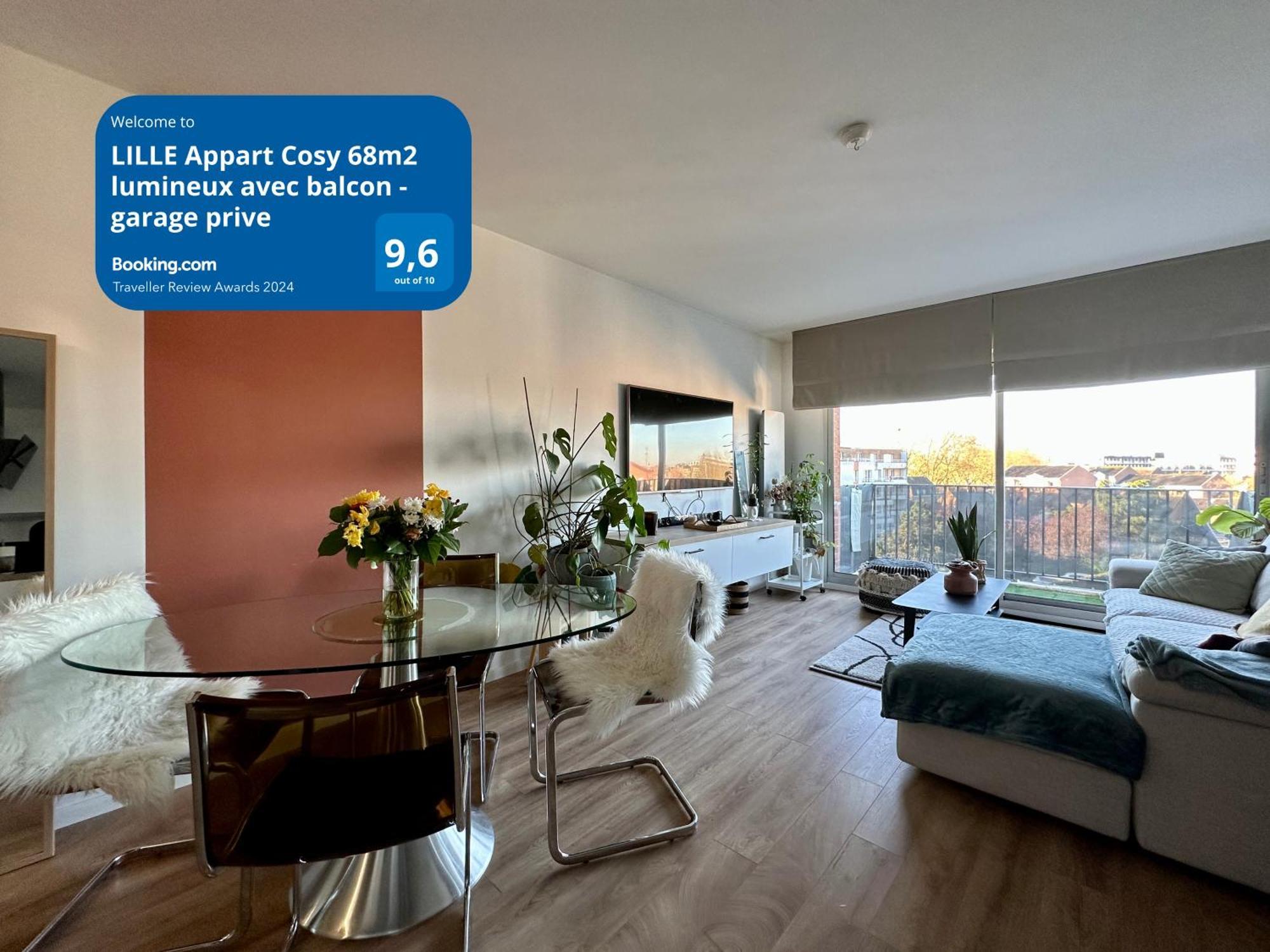 Lille Appart Cosy 68M2 Lumineux Avec Balcon - Garage Prive Dış mekan fotoğraf