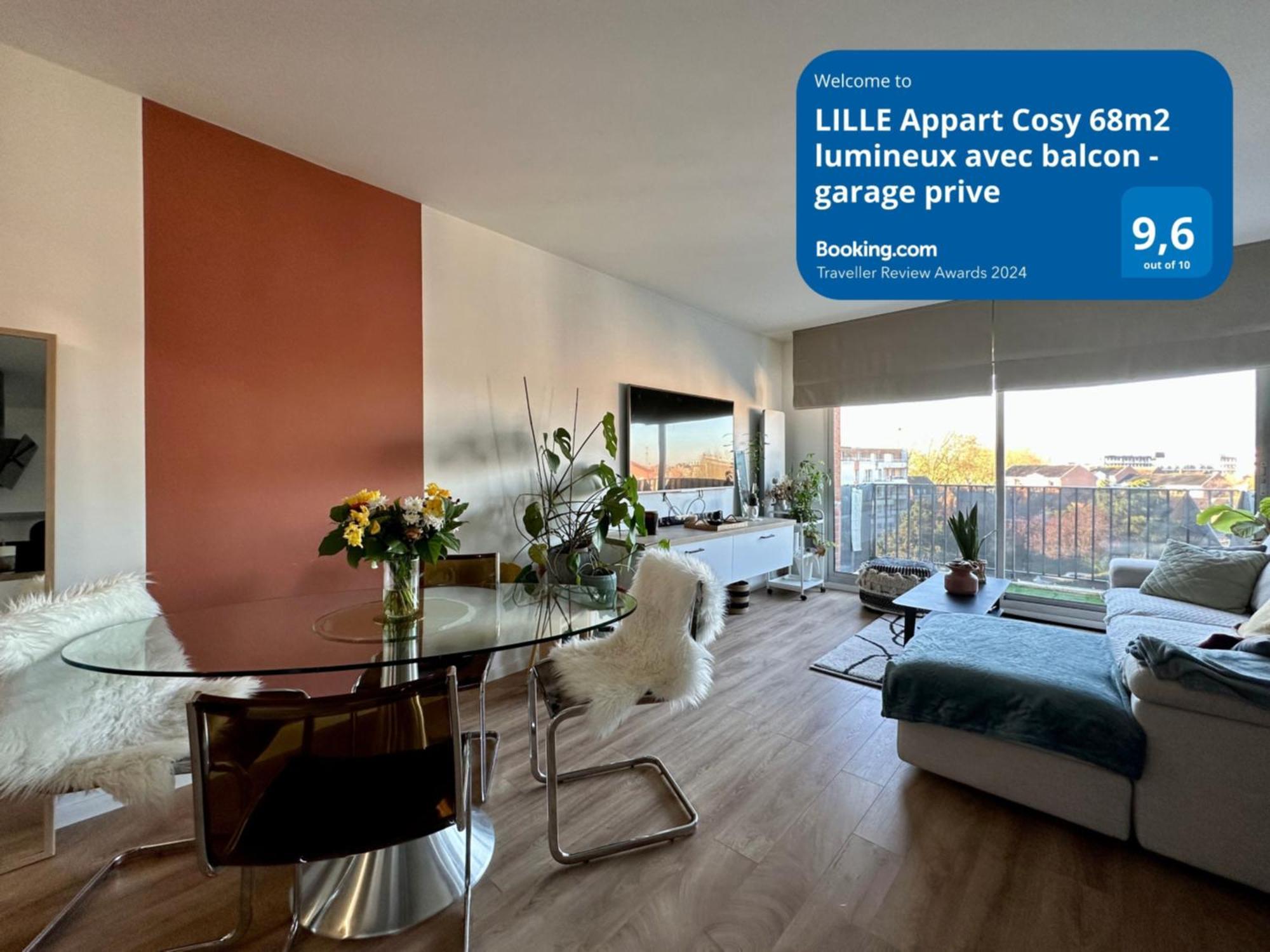 Lille Appart Cosy 68M2 Lumineux Avec Balcon - Garage Prive Dış mekan fotoğraf