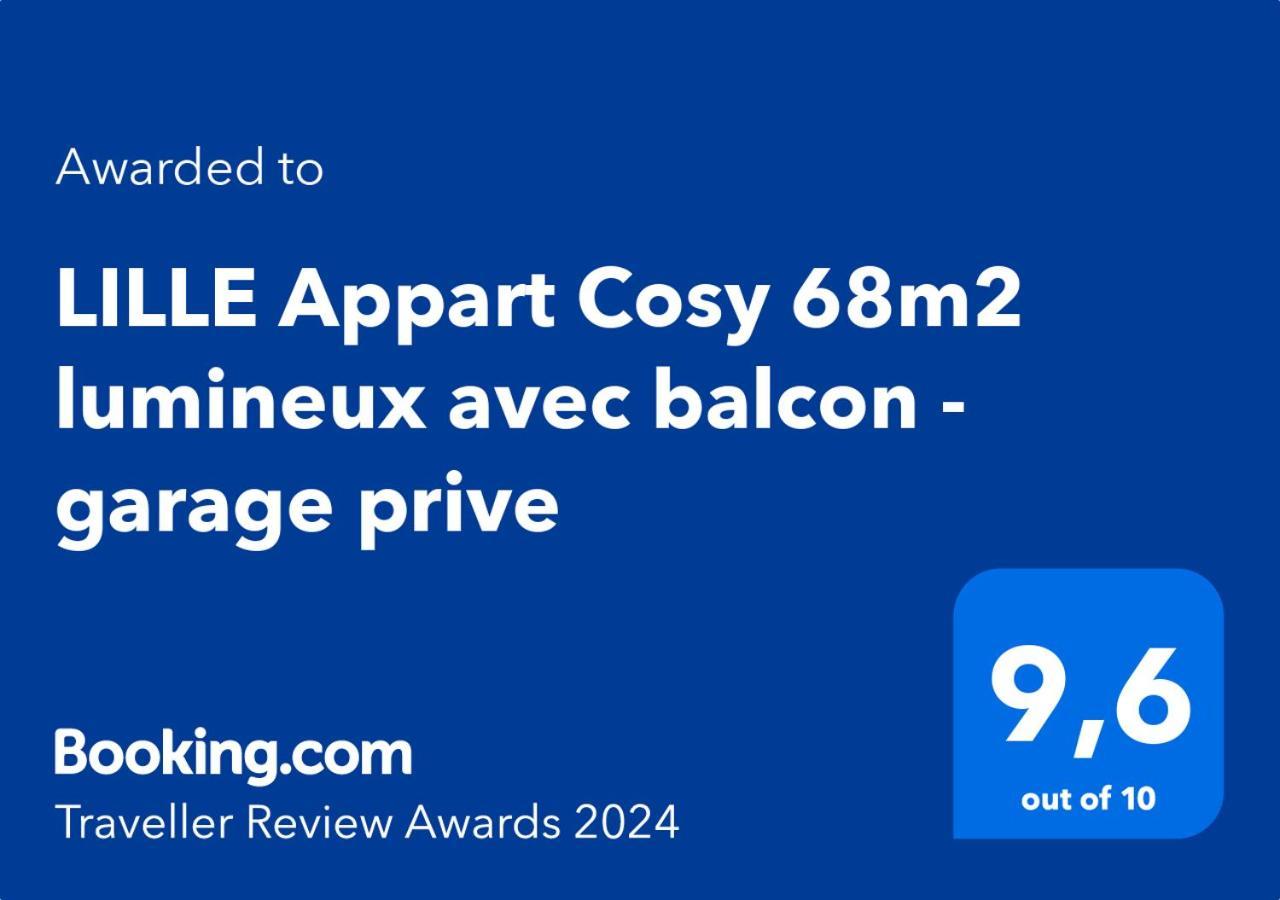 Lille Appart Cosy 68M2 Lumineux Avec Balcon - Garage Prive Dış mekan fotoğraf